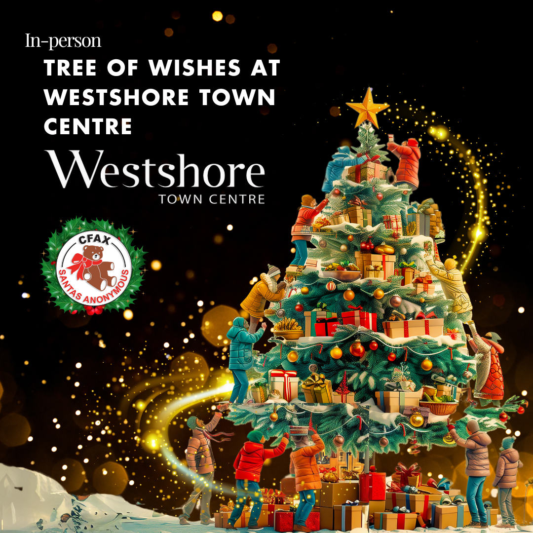 Tree of wishes at Westshore Town Centre