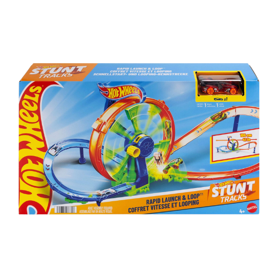 Hot Wheels Rapid Launch & Loop 4-8