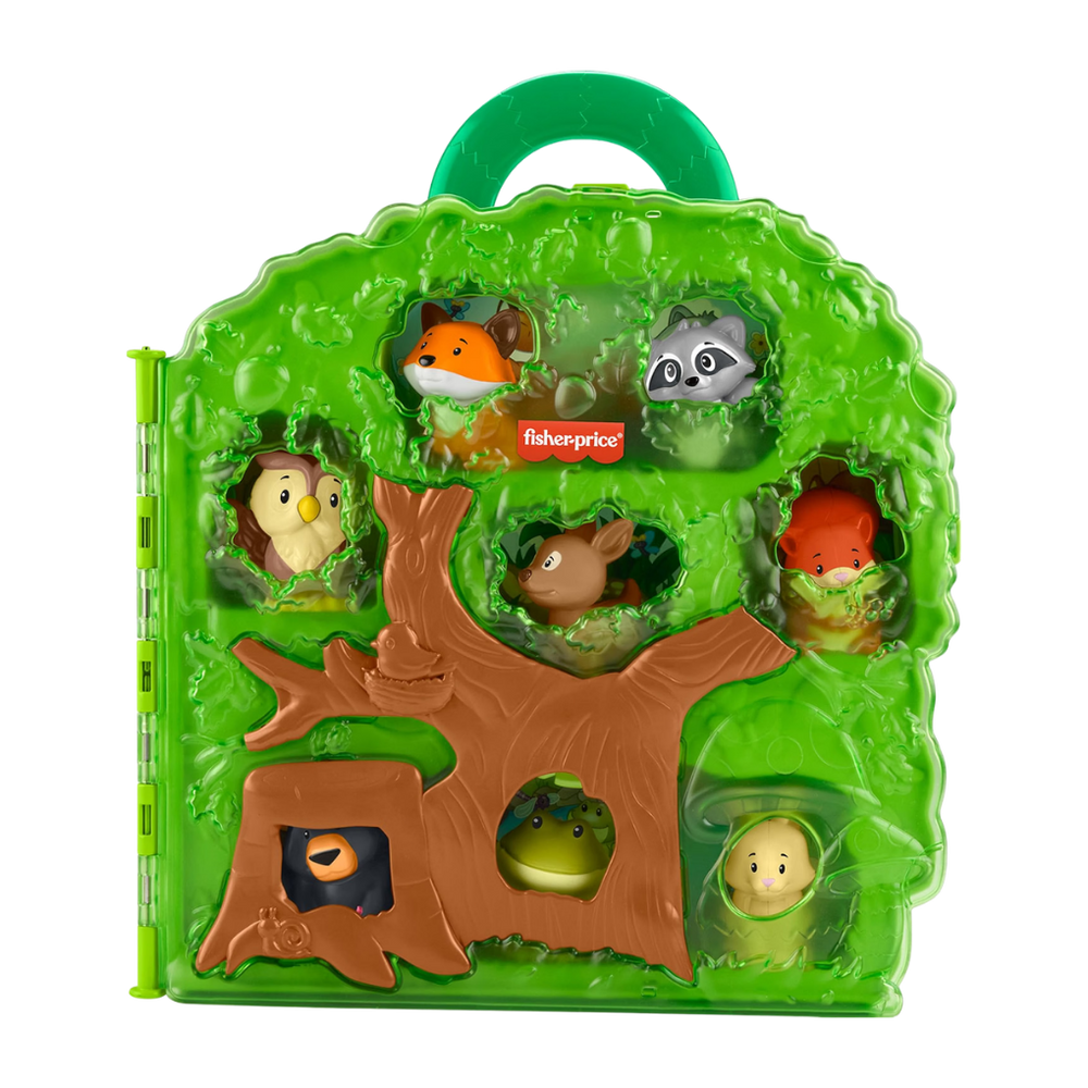 Little People Treehouse Carry Case & 9 Figures 1+