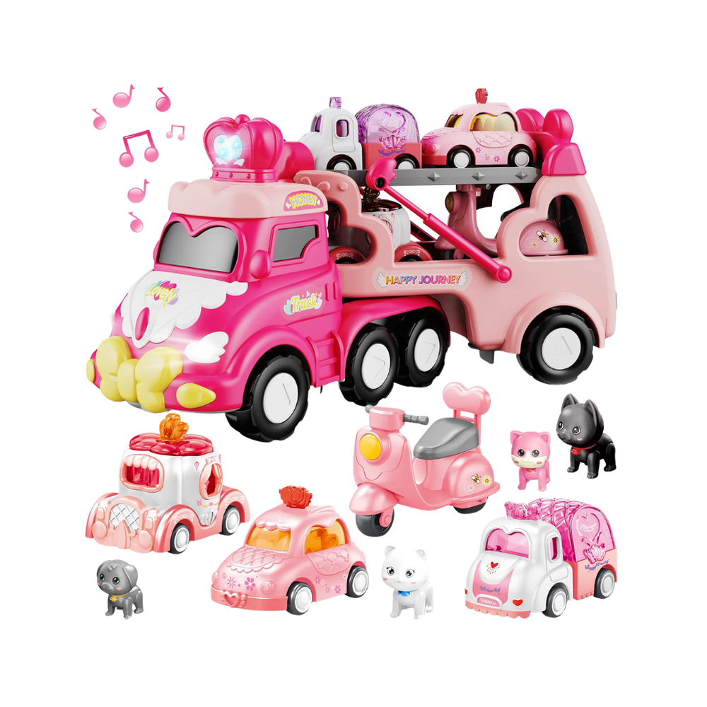 Princess Carrier with cars & pets 3+