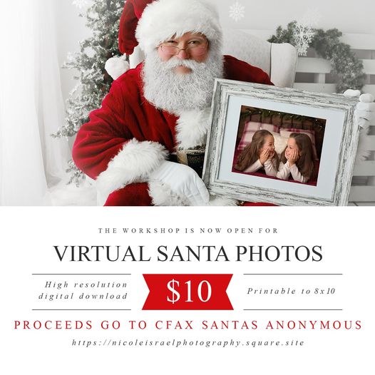Virtual Santa Photos by Nicole Israel Photography