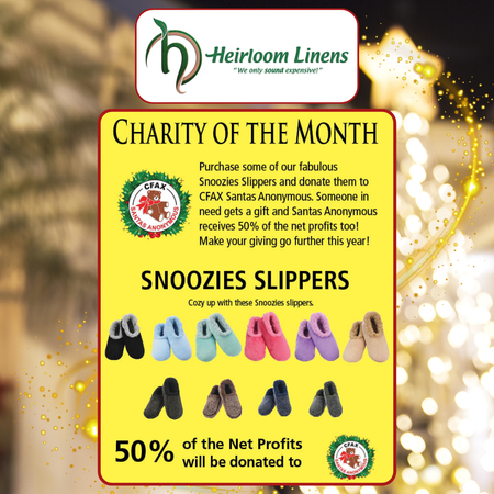 Heirloom Linens - Charity of The Month
