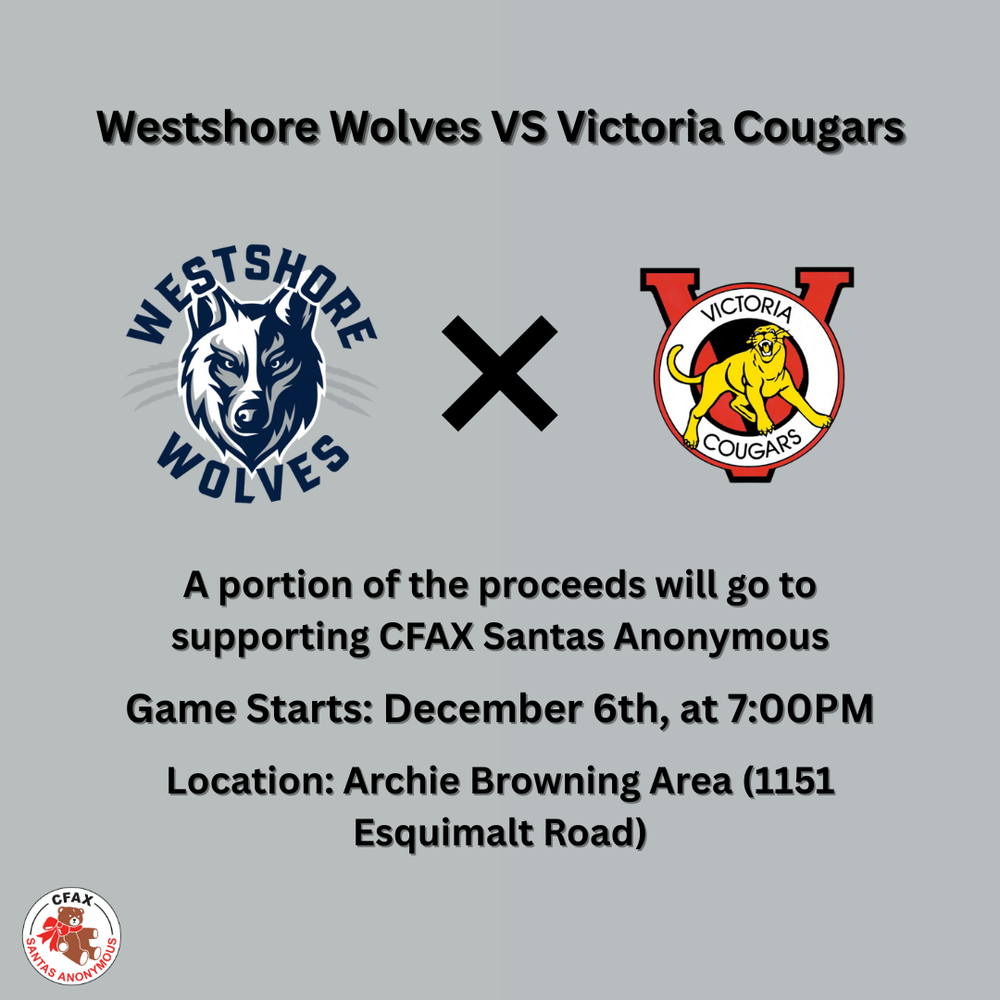 Westshore Wolves and Victoria Cougars Game #147