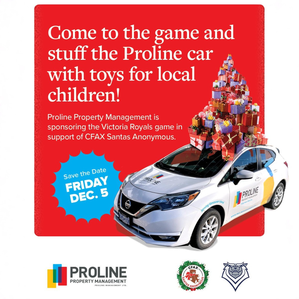 Proline Car Toy Drive at the Victoria Royals Game
