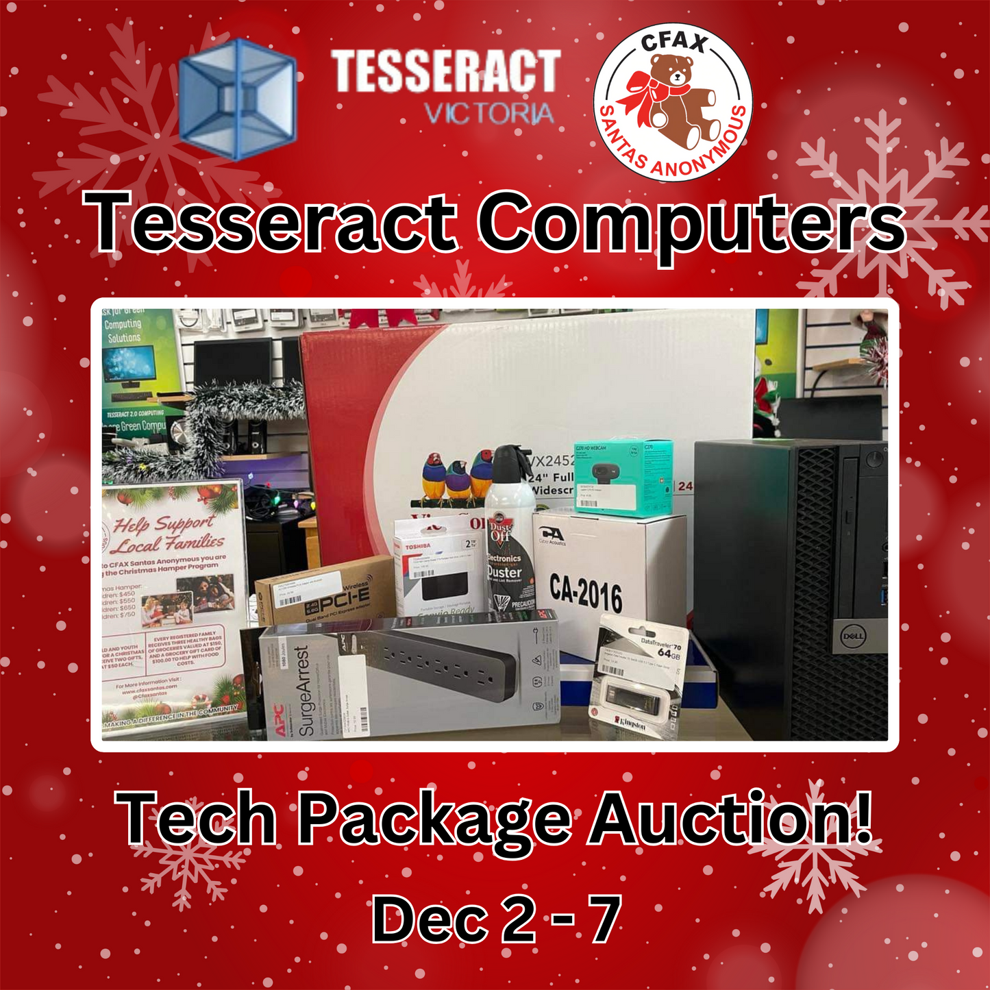 Tesseract Computers Tech Package Auction