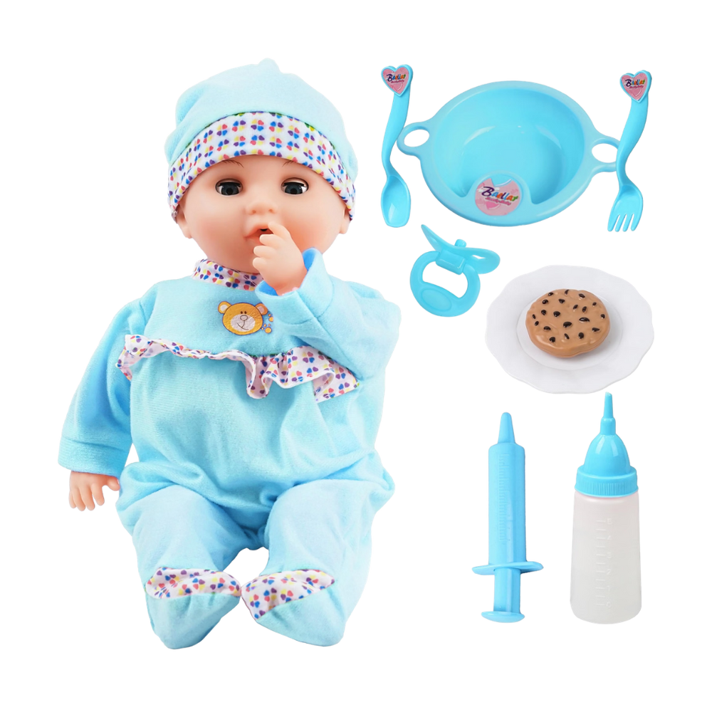 16" Baby Doll with Accessories 2+