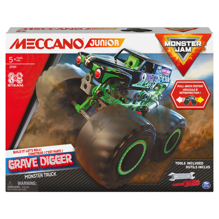 Meccano Jr - Grave Digger Monster Truck