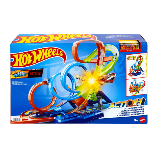 Hot Wheels 4 Loop Crashout