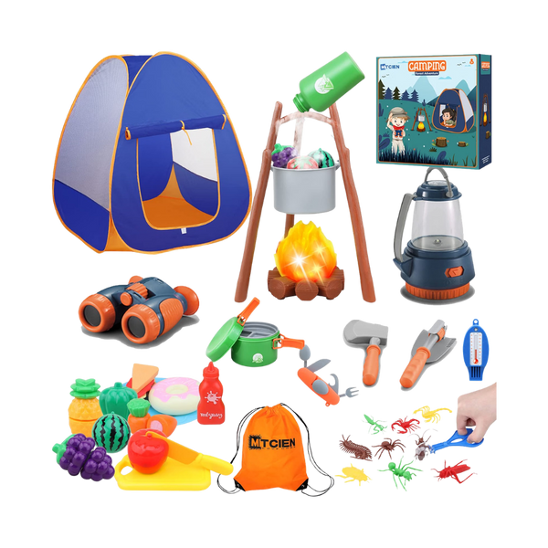 Kids Camping Play Tent Set 3+