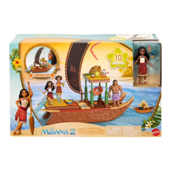 Moana's Adventure Canoe Bundled with Doll