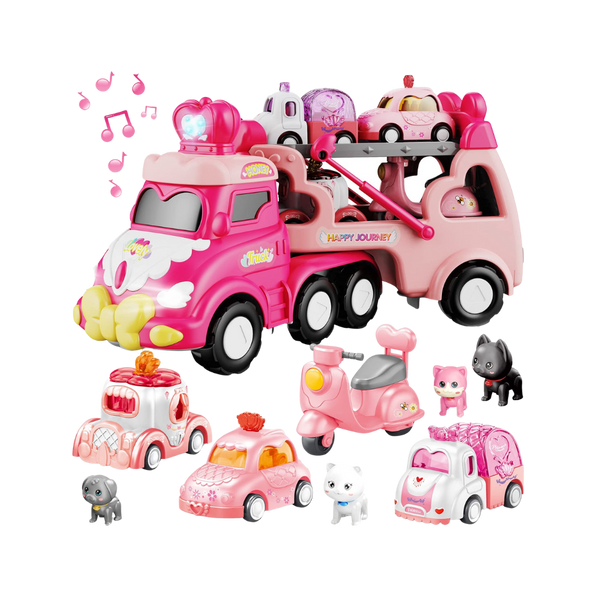 Princess Carrier with cars & pets 3+